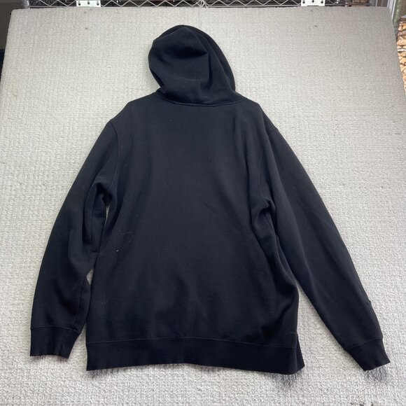 Y2K Analog Black Hoodie Men L Snowboard Full Zip Burton Design Unlikely Futures - Picture 14 of 16